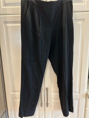 Babaton Black Pleated Men's Dress Trousers